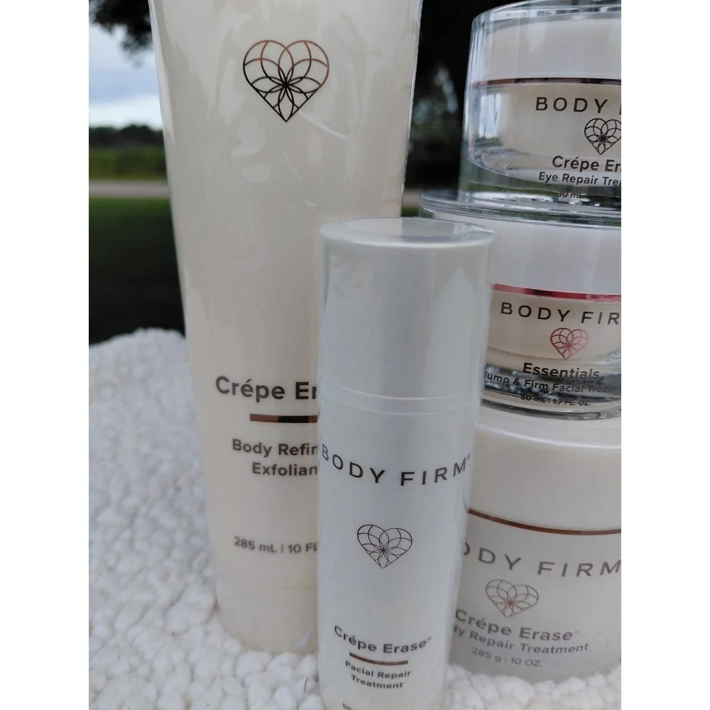 Body Firm Crepe Erase Lot 6 Sealed Items Exfoliant, Eye Cream, Facial, Body
